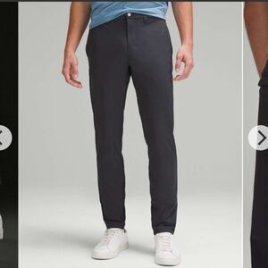 Lululemon ABC Slim-Fit Trouser 34x30 Warpstreme Obsidian Gray Like New